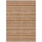 Edge Collections - 5' x 8' - Orange - Washer-Friendly Striped Area Rug for Indoor and Outdoor Use - 1 Piece